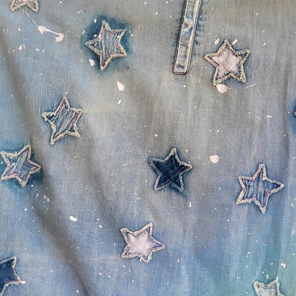 OOAK! Magnolia Pearl Star Child Kimi Coat 543 Washed Indigo One Size - Picture 6 of 8